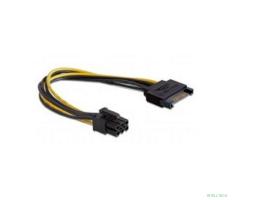 Cablexpert Разветвитель питания SATA->PCI-Express 6pin, для подключения в/к PCI-Е (6pin) к б/п ATX (CC-PSU-SATA)