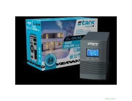 STARK SC 1000 Online 16А ИБП 1000 ВА/900 Вт {Online, Напольный, 110-300В, 2 х ЕВРО, Smart-slot, USB, RS232, EPO, БЕЗ АКБ - внешние батареи 2 шт от 4,5Ач до 320 Ач}