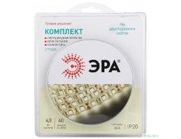 Эра Б0043062 Комплект одноцветной светодиодной ленты 2835kit-4,8-60-12-IP20-2700-5m