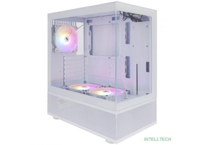 1STPLAYER MIKU Mi7-A White / ATX / 3x120mm LED fans / Mi7-A-WH-2F1R-W-1F1-W