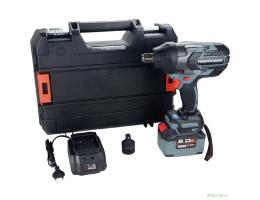 Аккумуляторный бесщеточный ударный гайковерт PROFIPOWER T-1200N (20В,Li-ion-1шт, 6.0Ач, 1200Нм, переходник 3/4"-1/2", З/У, в кейсе) [E0244]