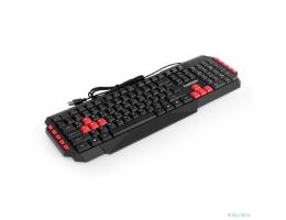 Exegate EX296103RUS Клавиатура ExeGate Multimedia Professional Standard LY-505M (USB, полноразмерная, влагозащищенная, 114кл., Enter большой, 8 красных клавиш, мультимедиа, длина кабеля 1,5м, черная, 