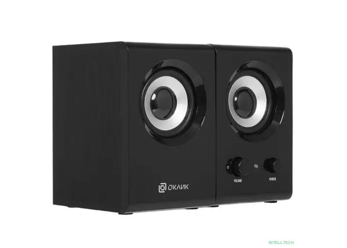 Oklick OK-160 2.0 черный 6Вт