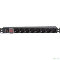 5bites PDU819A-07 Блок розеток  8S / AL / SWITCH / 1U / 19