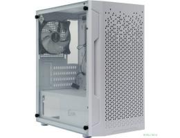 Powercase CMIMZW-L3 Корпус Mistral Micro Z3W Mesh LED, Tempered Glass, 2x 140mm + 1х 120mm 5-color fan, белый, mATX  (CMIMZW-L3)