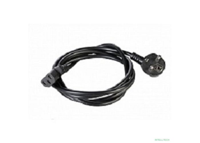 REM Шнур питания с заземл. IEC 60320 C13/EU-Schuko, 10А/250В (3x1,0), длина 3 м. (R-10-Cord-C13-S-3)