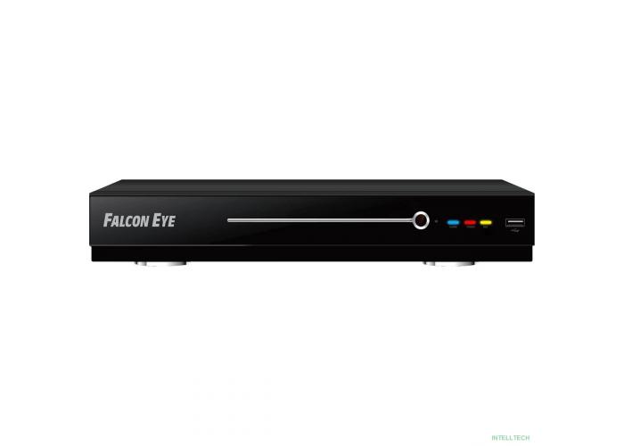 Falcon Eye FE-NVR8216 16 канальный 4K IP регистратор: Запись 16 кан 8Мп 30к/с;  Поток вх/вых 160/80 Mbps; Н.264/H.265/H265+; Протокол ONVIF, RTSP, P2P; HDMI, VGA, 2 USB, 1 LAN, SATA*2(до 12TB HDD)