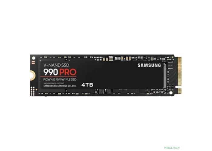 Samsung SSD 4TB 990 PRO PCIe Gen 4.0 x4 NVMe 2.0 V-NAND TLC MZ-V9P4T0BW