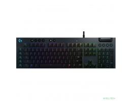 920-008991 Logitech Клавиатура G815 carbon GL Tactile игровая механическая черный USB Multimedia LED