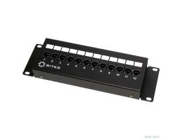 5bites Патч-панель PPU55-08W UTP / 5E / 12P / FRONT DUAL IDC / 2U / L=287MM / WALL