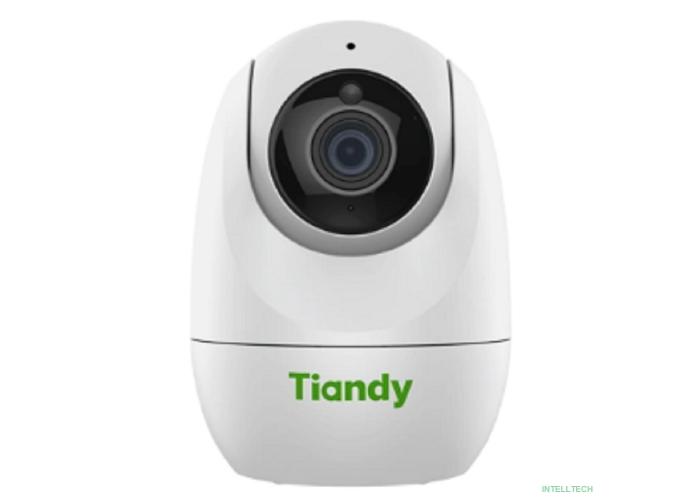 Tiandy TC-H332N 9DA-4 компактная поворотная домашняя, 3Мп, 2304х1296@20к/c, DWDR, цвет: 0.05лк, S+265, H.265(HP), S+264, H.264(HP, MP, BP), объектив 4мм, встроенные микрофон и динамик, G.711A, G.711U 