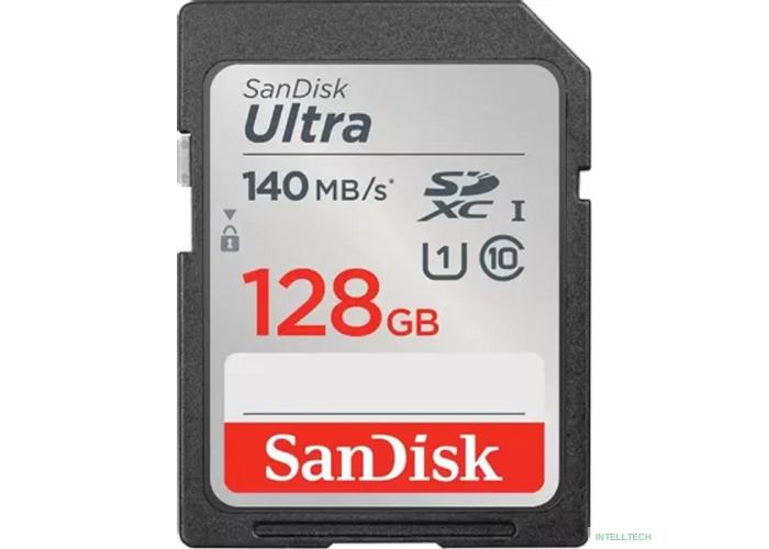 SecureDigital 128GB SanDisk SDXC Class 10 UHS-I U1 Ultra R 140MB/s <SDSDUNB-128G-GN6IN>