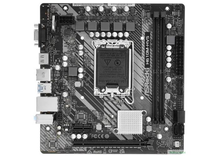 Asrock H610M-HVS {LGA1700, 2xDDR4, 4xSATA, D-Sub, HDMI, mATX}