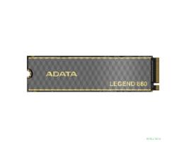 A-DATA SSD 500GB LEGEND 860 SLEG-860-500GCS PCI-E 4.0 x4, up to 5000/3000Mbs, 3D NAND, 160TBW, NVMe 1.4, 22x80mm, радиатор