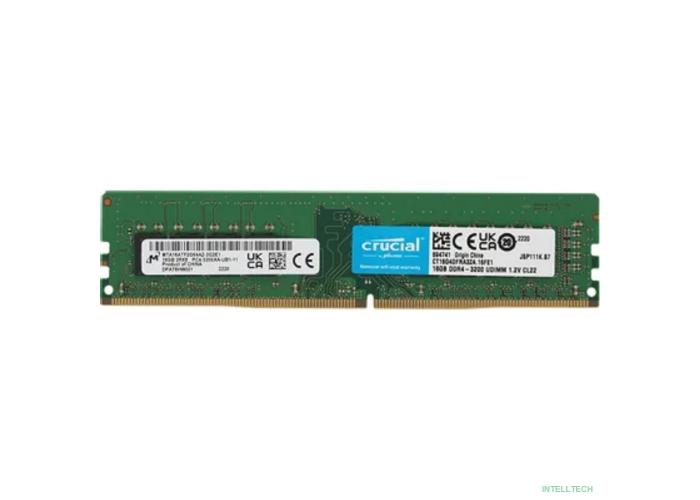 Crucial DDR4 DIMM 16GB CT16G4DFRA32A PC4-25600, 3200MHz