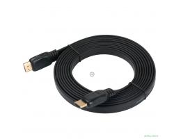 Harper Кабель HDMI, DCHM-443 (3м, пластиковый корпус коннектора, плоский кабель.)