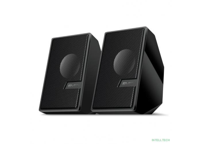 Компьютерная акустика 2.0 Sven 340 черная (6 Вт, питание USB, BT)