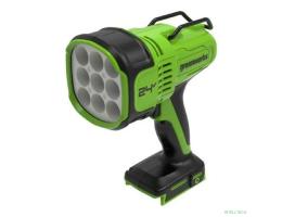 Greenworks Фонарь-прожектор светодиодный аккумуляторный G24SL, 24V, без АКБ и ЗУ [3401207]