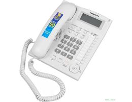 Поврежденная упаковка Panasonic KX-TS2388RUW (белый) {индикатор вызова,повторный набор последнего номера,4 уровня громкости звонка}