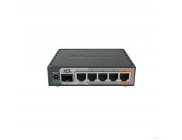 MikroTik RB760iGS Маршрутизатор 2 ядра (880 МГц), 5х 1G RJ45, SFP, USB, MicroSD, раздача PoE (HEX S)