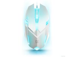 Defender Cyber MB-560L [52561] {Проводная оптическая мышь, 7 цветов, 3 кнопки,1200dpi, белый}