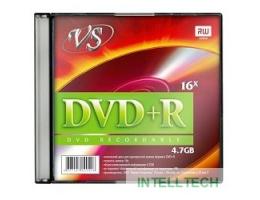 Диски VS DVD+R 4.7Gb, 16x, Slim Case 5шт.(620519)