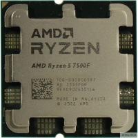 CPU AMD Ryzen 5 7500F OEM (100-000000597) {Base 3,70GHz, Turbo 5,00GHz, without graphics, L3 32Mb, TDP 65W, AM5}