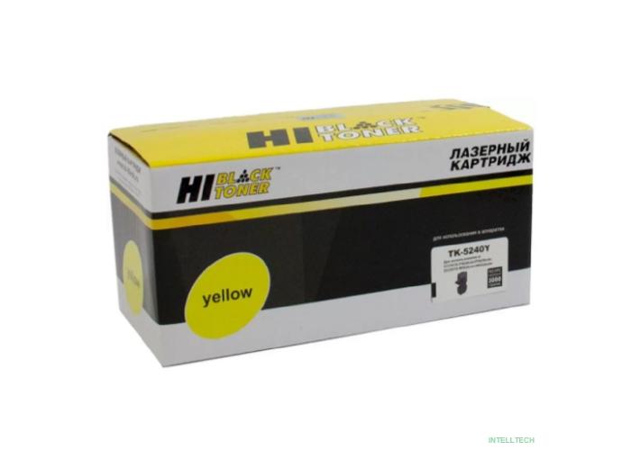Hi-Black TK-5240Y Тонер-картридж для Kyocera P5026cdn/M5526cdn, Y, 3K