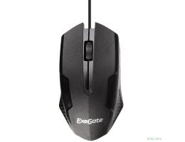 Exegate EX279944RUS Мышь Exegate SH-9025L2 <black, optical,  3btn/scroll, 1000dpi, USB, шнур 2,2м>, Color box