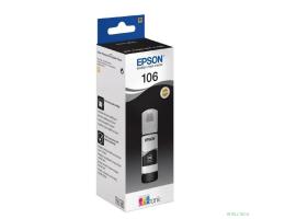 EPSON C13T00R140  Контейнер 106 с черными фото чернилами для L7160/7180, 70 мл