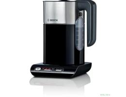 BOSCH TWK8613P Чайник,1.5л, 2400Вт, черно-серебристый