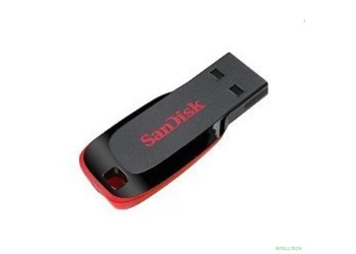 SanDisk USB Drive 16Gb Cruzer Blade SDCZ50-016G-B35 {USB2.0, Black-Red} 