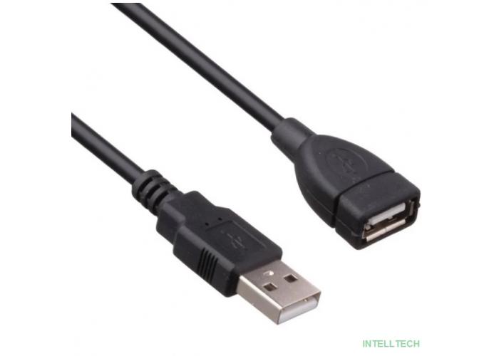 Exegate EX294761RUS Удлинитель USB 2.0 ExeGate EX-CCF-USB2-AMAF-1.8F (Am/Af, позолоченные контакты, ферритовые кольца, 1,8м)