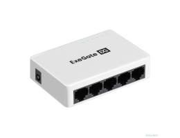 Exegate EX298685RUS Коммутатор неуправляемый ExeGate EDES-1005C (5-портовый UTP 10/100Mbps, с функцией энергосбережения (Green Ethernet Technology), настольный)