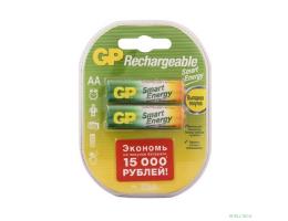 GP Smart Energy AA, емкость 1000 мАч (100AAHCV-2CRSBC2) (2 шт. в уп-ке)  аккумулятор