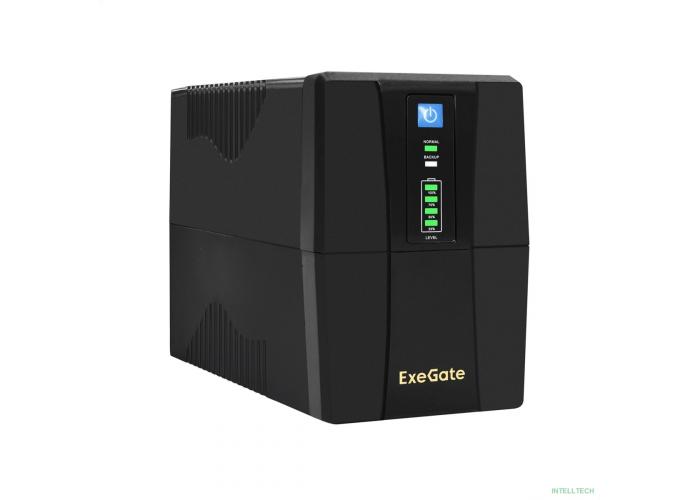 Exegate EP285473RUS ИБП ExeGate Power Back BNB-850.LED.AVR.C13.RJ <850VA/480W, LED, AVR,4*IEC-C13, RJ45/11, Black>
