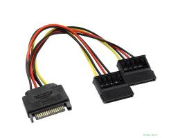 ORIENT C573, Переходник питания SATA 15pin (M) -> 2 x SATA 15pin (F)