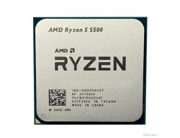 CPU AMD Ryzen 5 5500 OEM (100-000000457) {3,60GHz, Turbo 4,20GHz, Without Graphics AM4}