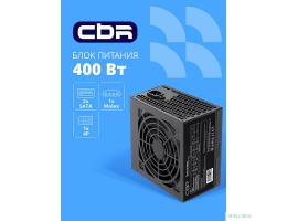 Блок питания CBR ATX 400W, 12см fan, 24pin/1*4pin/1*IDE/2*SATA, кабель питания 1.2м, черный [PSU-ATX400-12EC] OEM