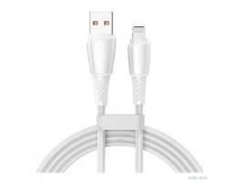 Rexant (18-7061) Кабель USB-A – Lightning для Apple, 2,4А, 1м, в белой нейлоновой оплетке