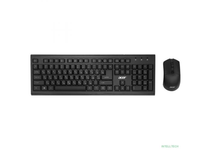 Acer OKR120 [ZL.KBDEE.007] Комплект (клавиатура + мышь) черный USB беспроводная 