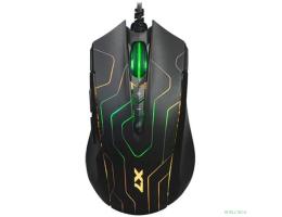 Мышь A4Tech X89 Maze черный оптическая (2400dpi) USB (8but)