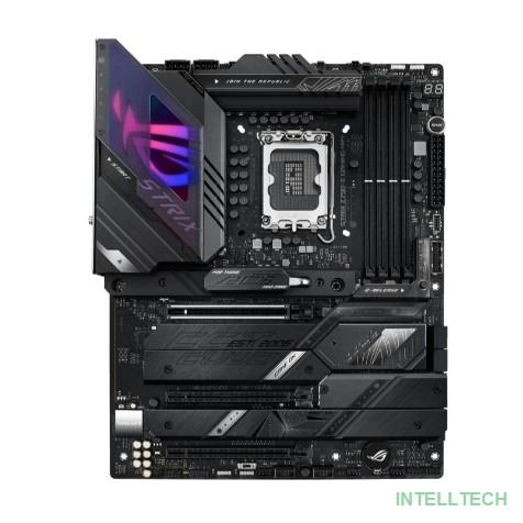 ASUS ROG STRIX Z790-E GAMING WIFI (Socket 1700, ATX, 4xDDR5(192GB), DP/HDMI, 1xPCIe 5.0x16/2xPCIe 4.0x16, 1xLAN (2.5GbE), Wi-Fi, BT, 4xSATA 6Gb/s, 5xM.2, 2xType-C, 10xUSB 3.2)