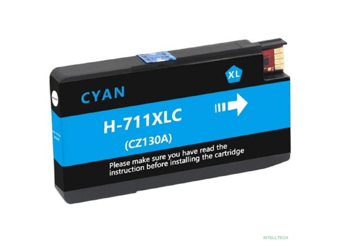 Струйный картридж NV Print 711 (NV-CZ130A) Cyan для HP Designjet T120/T520 (27 мл)