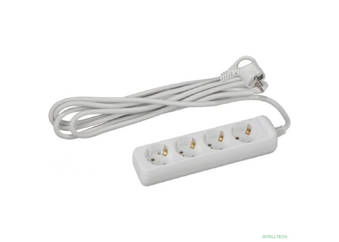 ЭРА Б0028374 Удлинитель электрический U-4e-3m-3x1 с заземлением 4 розетки 3м ПВС 3x1 мм2 16А 