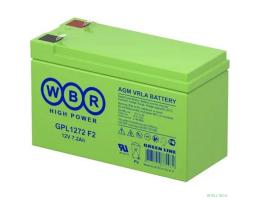 WBR Батарея GPL1272 F2 (12V/7,2Ah) WBR Батарея GPL1272 F2 (12V/7,2Ah)