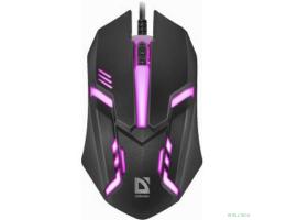 Defender Cyber MB-560L [52560] {Проводная оптическая мышь, 7 цветов, 3 кнопки,1200dpi, черный}