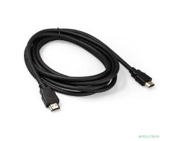 Exegate EX287731RUS Кабель HDMI ExeGate EX-CC-HDMI2-3.0 (19M/19M, v2.0, 3м, 4K UHD, Ethernet, позолоченные контакты)