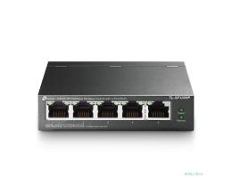 TP-Link TL-SF1005P Настольный коммутатор с 5 портами 10/100 Мбит/с (4 порта PoE+)