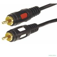 Rexant (17-0146) Шнур 2RCA Plug - 2RCA Plug  5М  (GOLD)  
